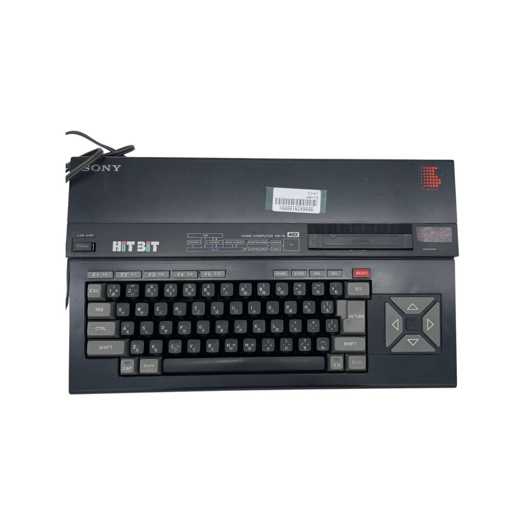 O microcomputador MSX Sony HB-75 HitBit de 1984 – MCC - Museu Capixaba O microcomputador MSX Sony HB-75 HitBit de 1984 – MCC - Museu Capixaba