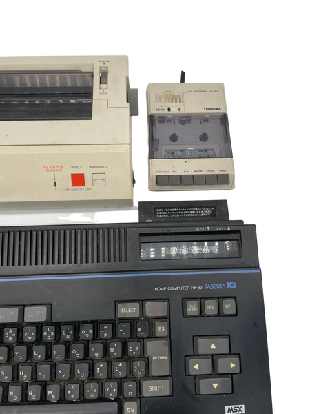 Toshiba PASOPIA IQ MSX HX-32 + Stampante + Registratore + software FUNZIONANTI freeshipping - Retrofollie