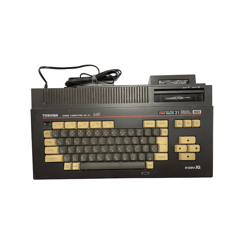 最低価格の 東芝 msx pasona PASOPIA HX-21 iq double HX-100P