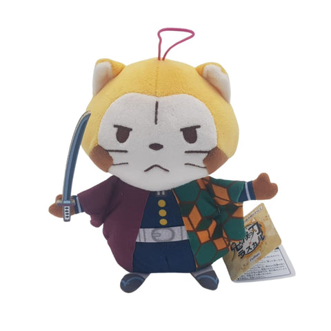 Demon Slayer Collab Rascal the Raccoon - Tomioka Giyuu Plush - New - Japan