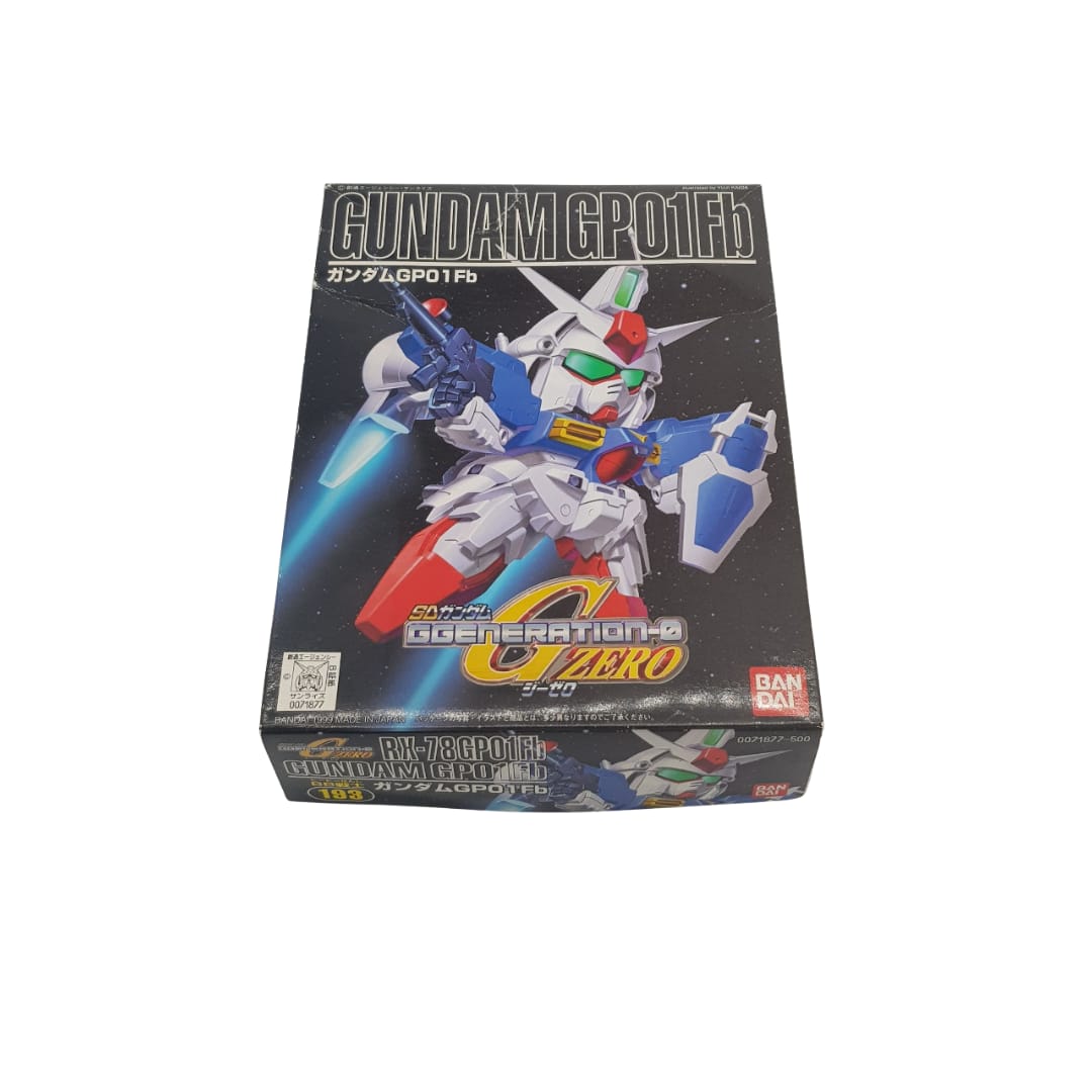 BB Senshi Gundam G Generation Zero - SD Gundam GP01 FB - Bandai Model Kit - New freeshipping - Retrofollie