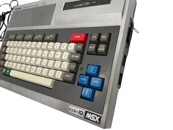 MSX Toshiba Pasopia HX-10DP Japan ARGENTO GLITTERATO computer raro e funzionante freeshipping - Retrofollie