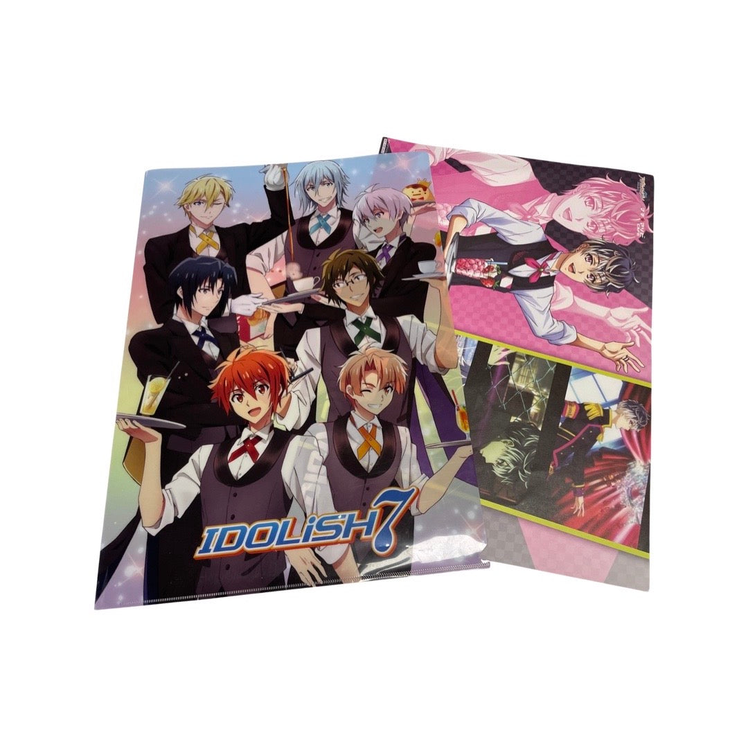 IDOLISH7 REVALE big A3 clear File + Illustration (cartellina+tavola) Japan Anime not commercial freeshipping - Retrofollie