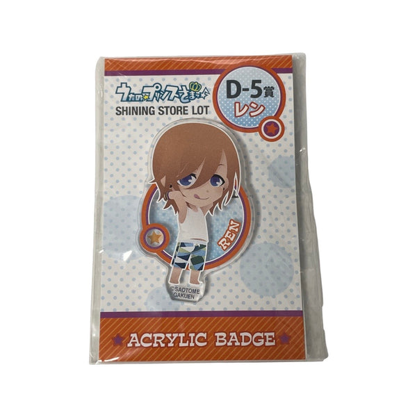 shining store lot acrylic badge saotome gakuen Spilla Japan REN freeshipping - Retrofollie