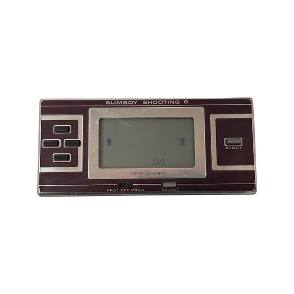 SLIMBOY SHOOTING 6 TOMY lcd gioco Giapponese Rarissimo 1983 Funzionante freeshipping - Retrofollie