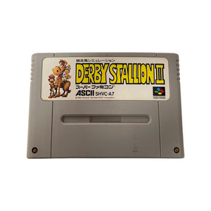 Nintendo SUPER FAMICOM NTSC-J "derby STALLION II 2" Japan freeshipping - Retrofollie