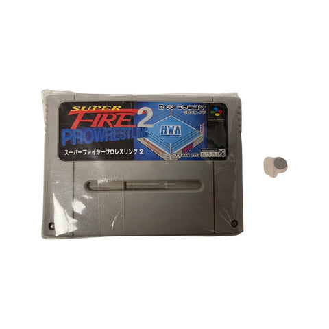 SUPER NINTENDO cartuccia gioco Super Fire Pro Wrestling 2 JAPAN SHVC-FF SNES freeshipping - Retrofollie