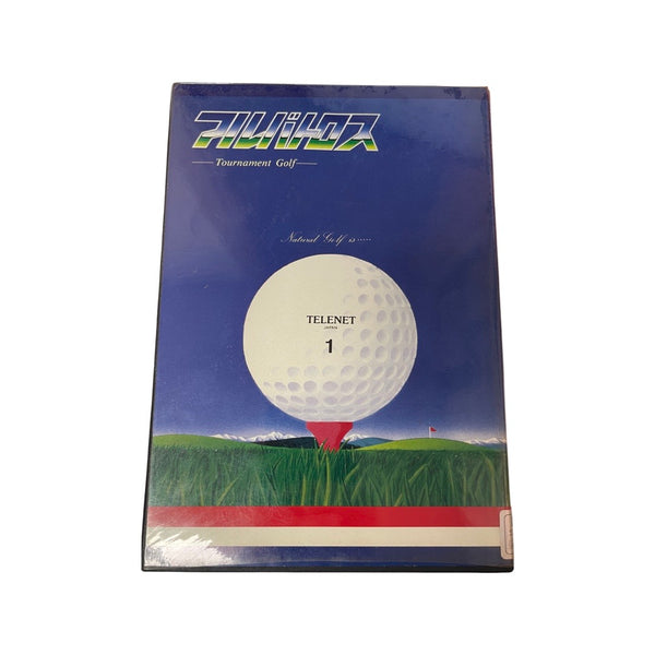 TELENET tournament Golf MSX ALBATROSS (2 cassette+cartuccia+manuale) menù in Inglese freeshipping - Retrofollie