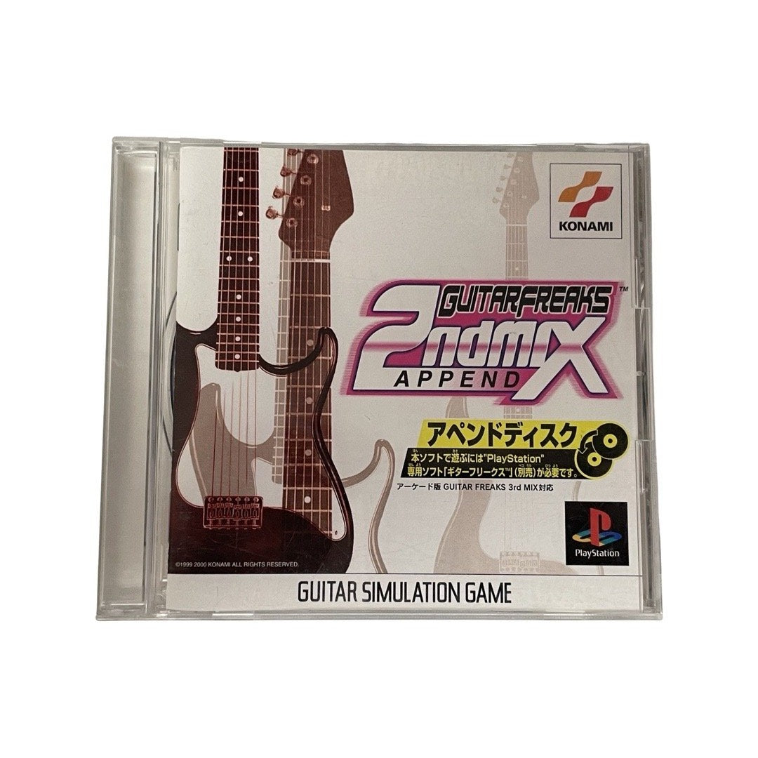 Guitarfreaks 2ndMix Append PS1  Playstation NTSC Japan VX183-J1 gioco freeshipping - Retrofollie