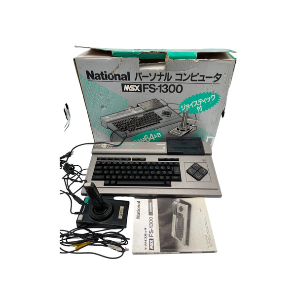 MSX computer National SF-1300 + Joystick + Manuali + Box + polistirolo Japan Funzionante freeshipping - Retrofollie