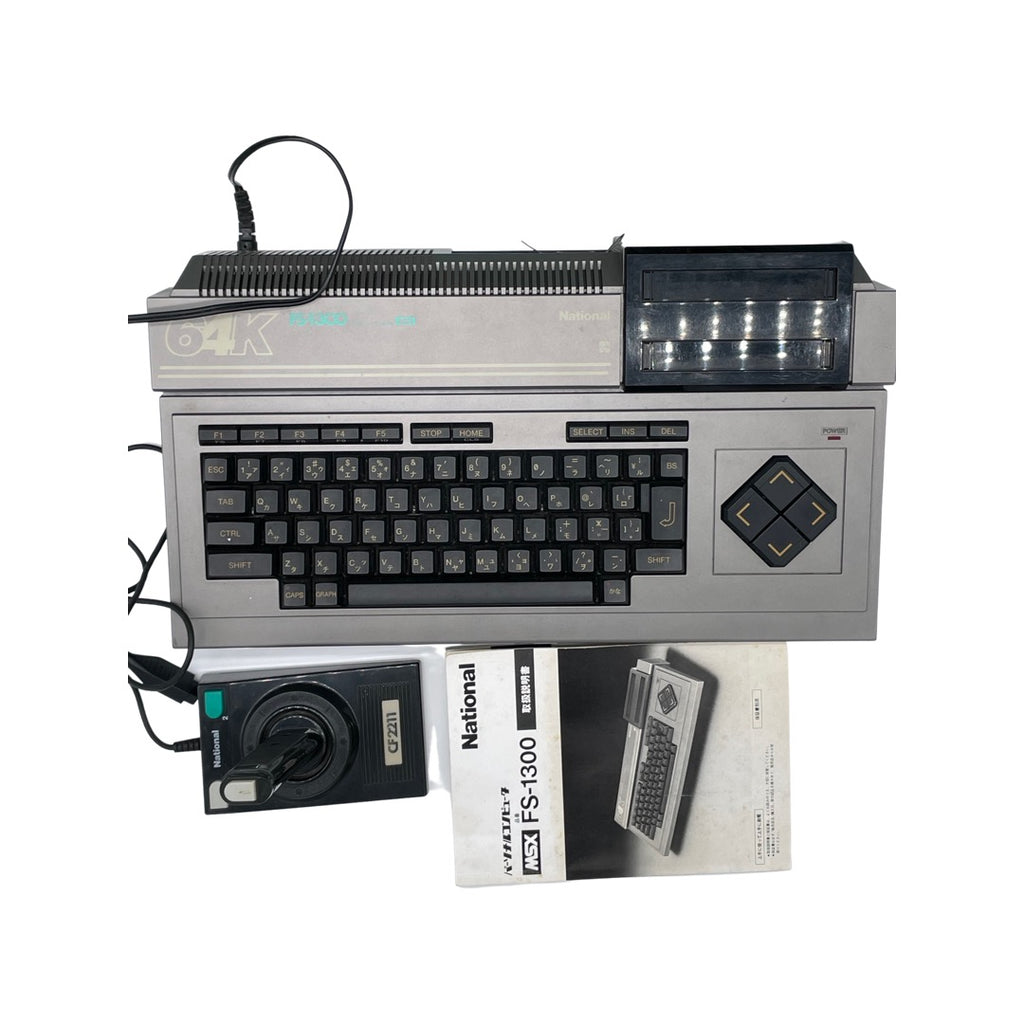 MSX computer National FS-1300 + Joystick + Manuali + Box +