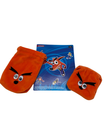 Sacchetto Smartphone + portacellulare CRASH BANDICOT peluche Konami ORIGINALE Japan freeshipping - Retrofollie