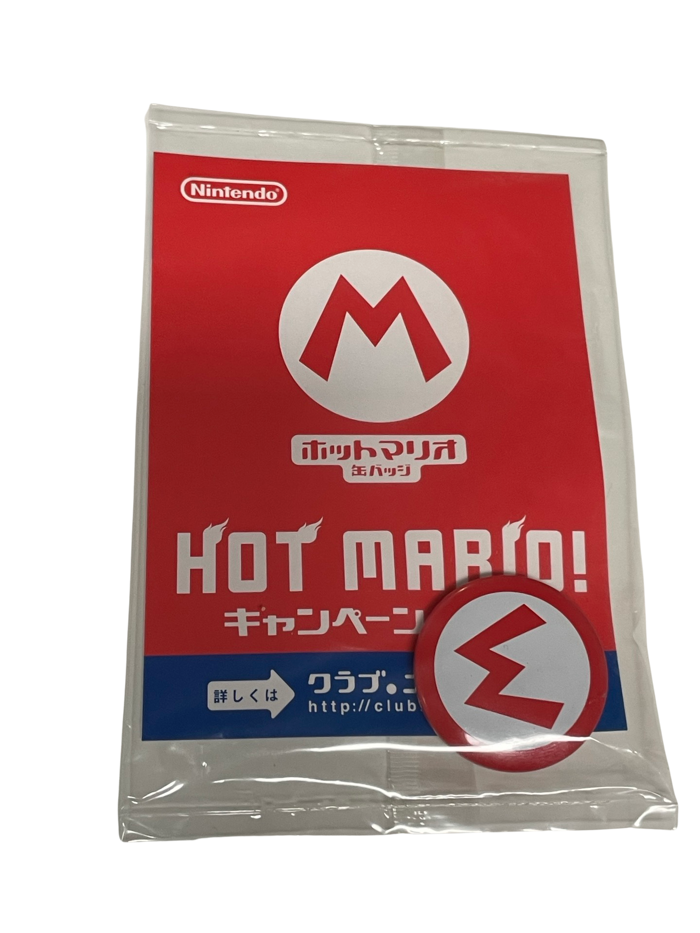 Club Nintendo 20th Anniversary Hot Mario Campaign 2004 Button Badge Japan DS08 PINS freeshipping - Retrofollie