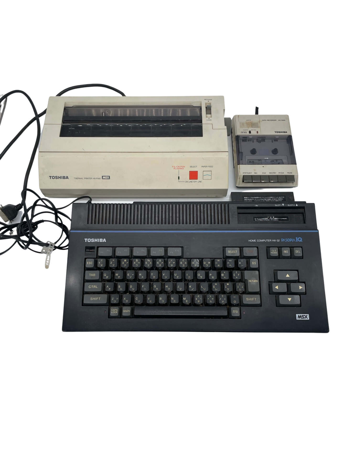 Toshiba PASOPIA IQ MSX HX-32 + Stampante + Registratore + software