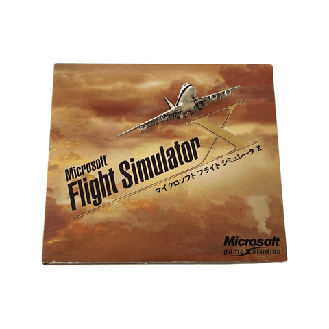 Flight Simulator X gold Japan Microsoft 2cd - Retrofollie
