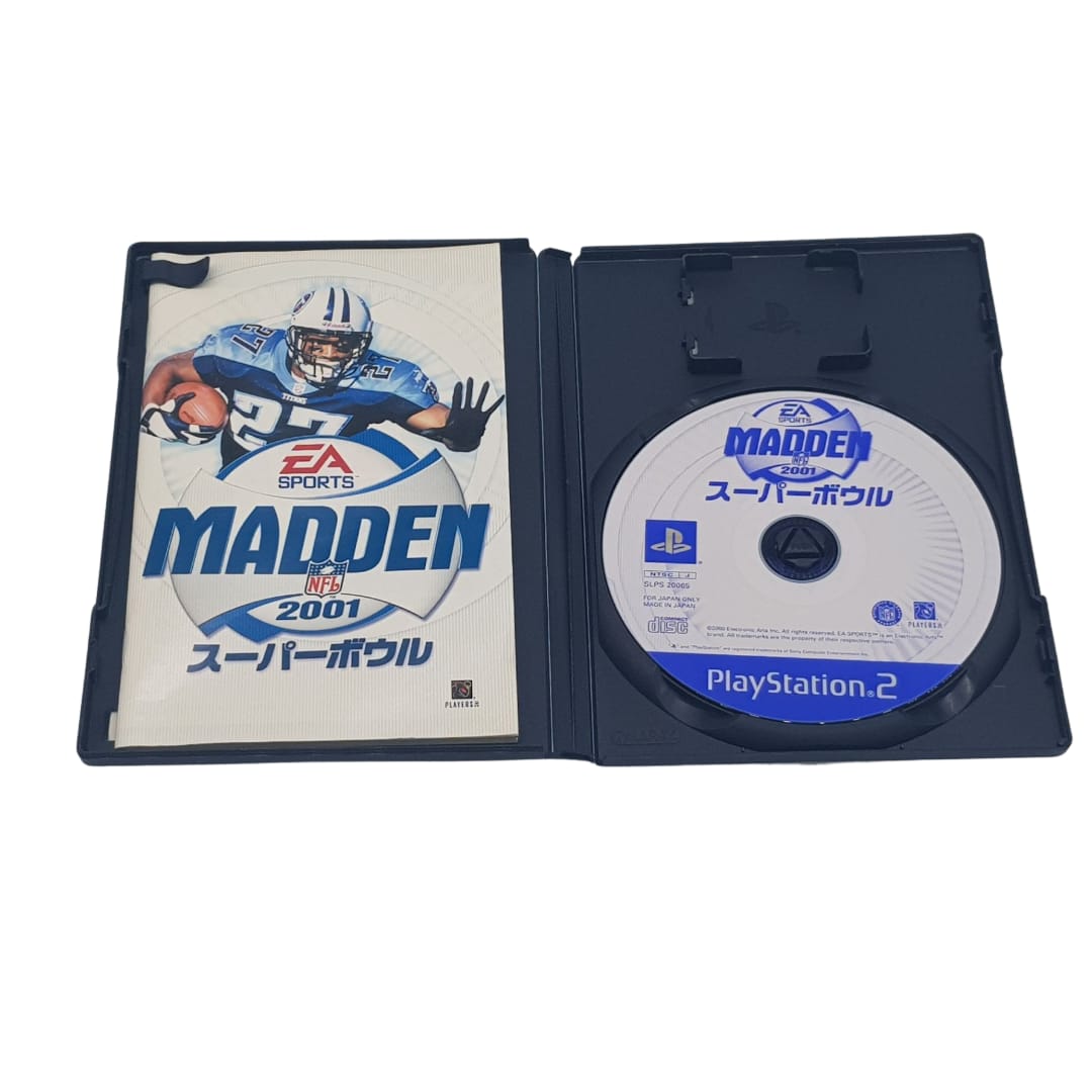 Madden 2001 PlayStation PS2 NTSC-J Not for Resale Japanese Factory Sealed