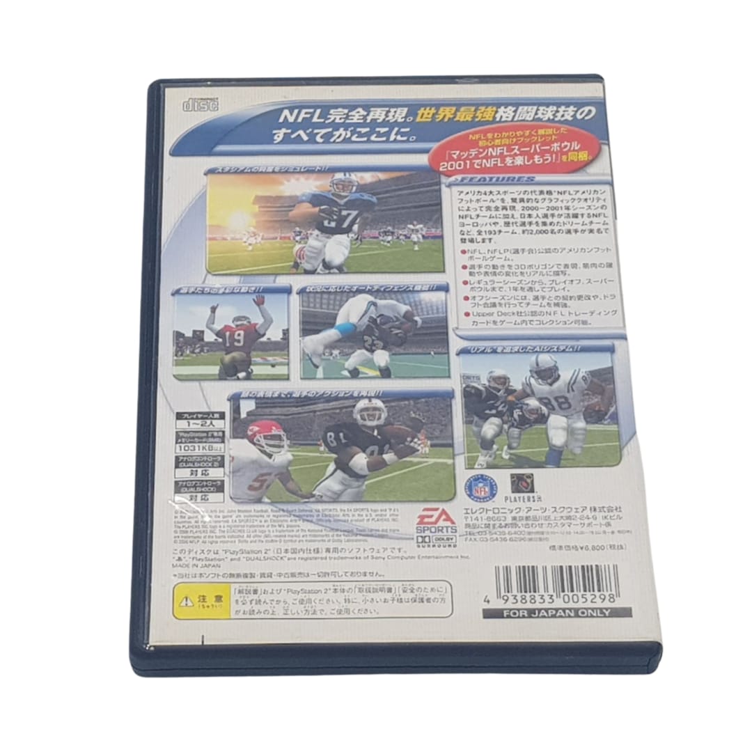 Madden 2001 PlayStation PS2 NTSC-J Not for Resale Japanese Factory Sealed