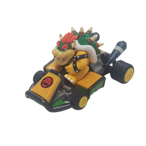 Mario KART 7 Pull - Back Racer Auto Figura Collezione Furuta - Bowser