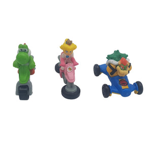 Mario KART Nintendo MCDONALDS HAPPY MEAL - Bowser Yoshi Peach