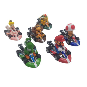 Mario Kart Wii Pull-Back Versione 2 - Lotto 6 Mini figure - Japan Nintendo
