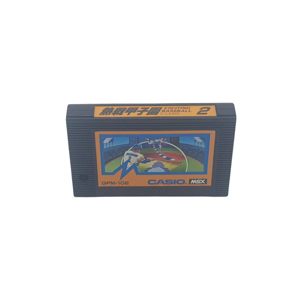 Msx game - Exciting Baseball - Casio 2 - Boxed Complete Tested - Japan freeshipping - Retrofollie