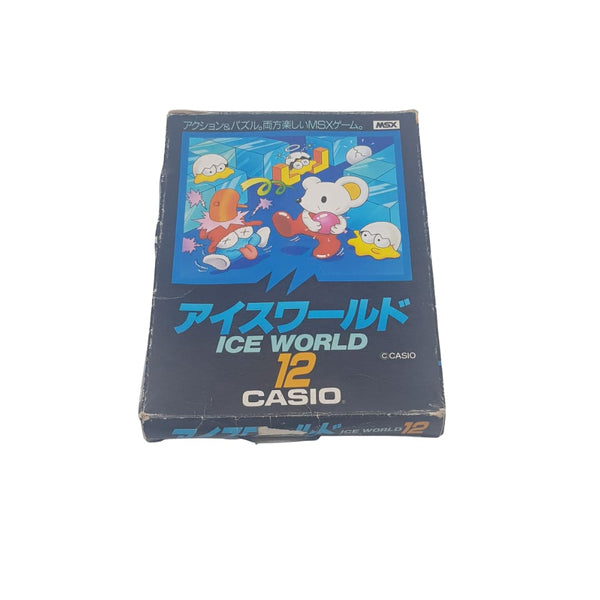 Msx game - Ice World - Casio 12 - Boxed - Tested - Japan freeshipping - Retrofollie