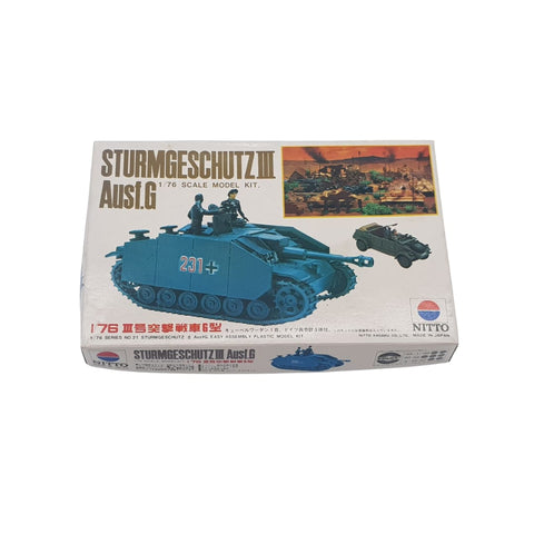 Nitto 1/76 21 STURMGESCHUTZ III Ausf. G GERMAN TANK MODEL KIT 591-250 freeshipping - Retrofollie