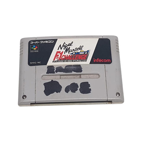 Nintendo Super Famicom NTCS-J NIGEL MANSELL F1 CHALLENGE