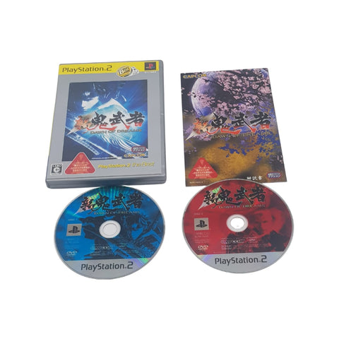 ONIMUSHA DAWN OF DREAMS  the best - SONY PS2 PLAYSTATION 2 - Japan - NTSC-J