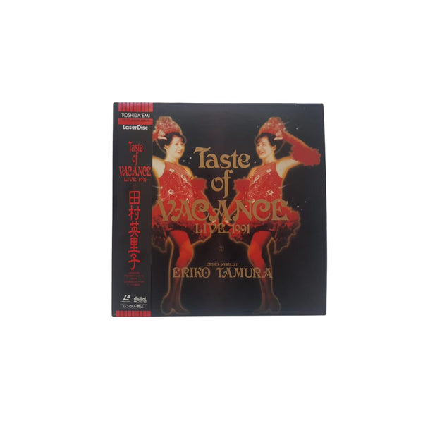 Taste of vacance live 1991 - ERIKO TAMURA WORLD II - Laserdisc - Toshiba Emi