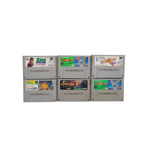 Lotto 6 giochi calcio - Nintendo Super Famicom - Japan
