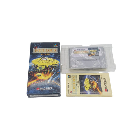 Populous - Nintendo Super Famicom SFC - Japan - Completo