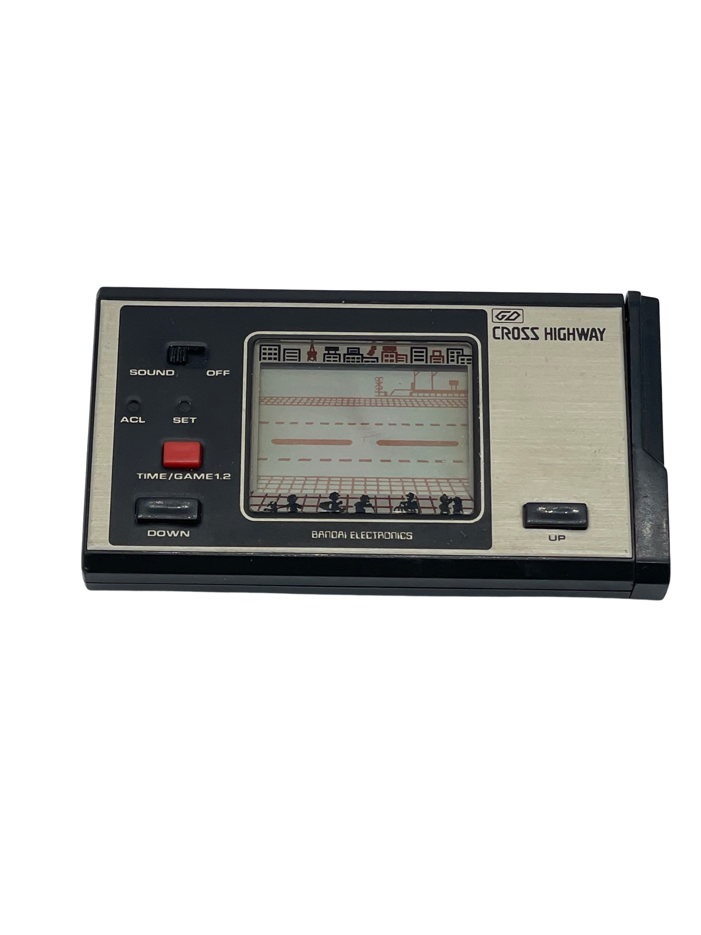 Bandai Cross Highway LCD Game Handheld Japan Funzionante
