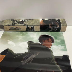attack on titan - levi Banpresto Poster gigante trasparente DELUXE 728x420mm Japan Originale freeshipping - Retrofollie