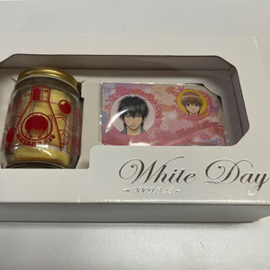 Gintama White Day Box con biglietto, barattolo personalizzato e tovaglietta Gintama Japan Manga freeshipping - Retrofollie