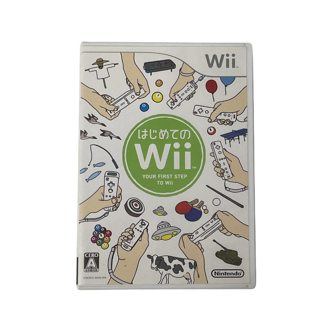 Your First Step to Wii disco introduttivo nintendo Japan import originale freeshipping - Retrofollie